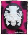 Ring Skull Guns & Roses white