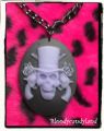 Kette Skull Guns & Roses purple